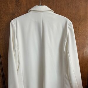 Blazer, white, lightweight